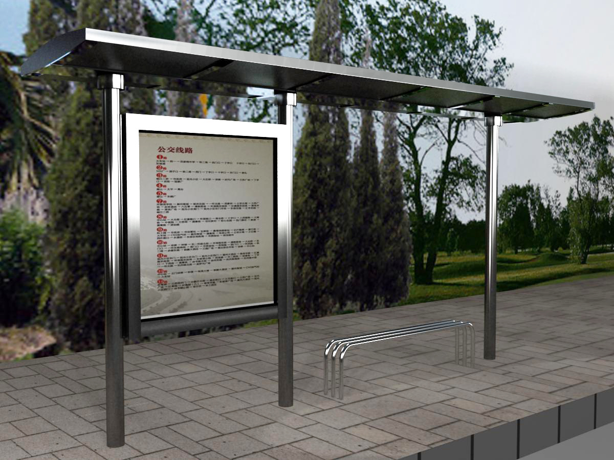 不銹鋼簡約鄉(xiāng)村站臺