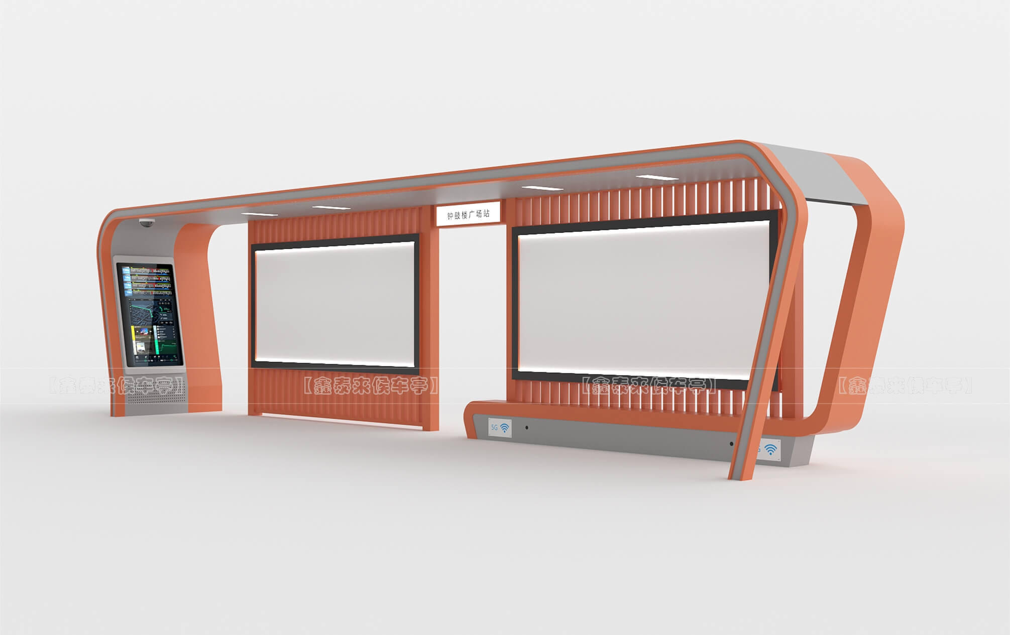 LED電子顯示報(bào)站候車(chē)亭戶(hù)外智能公交車(chē)站廣告輪播公交站臺(tái)廠(chǎng)家
